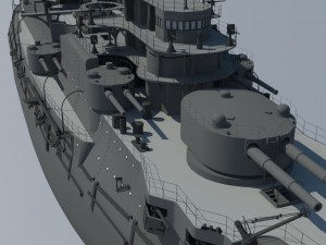 borodino battleship Modelo 3D