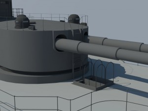 borodino battleship Modelo 3D