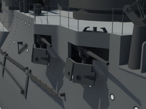 borodino battleship Modelo 3D
