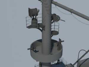 borodino battleship Modelo 3D