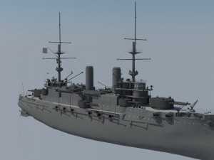 borodino battleship 3D Model