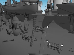 peresvet battleship 3D 모델
