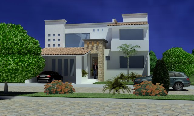house 3D Model .c4d .max .obj .3ds .fbx .stl .blend