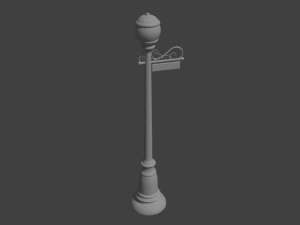 şehir lambası 3D Model