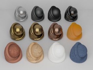v-ray light studio - 12 v-ray material - fast - quality - ready 3D Model