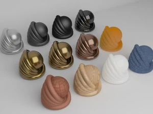 v-ray light studio - 12 v-ray malzemesi - hızlı - kaliteli - hazır 3D Model