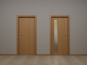 wood door collection Model 3D