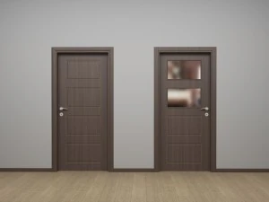 collezione di porte in legno Modello 3D