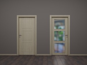 wood door collection Model 3D