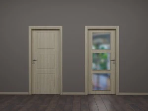 collezione di porte in legno Modello 3D