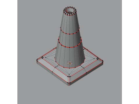 Traffic Cone 3D 模型