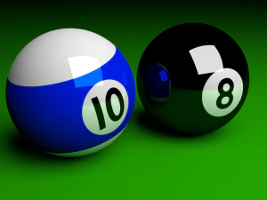 billiard balls 3D Model