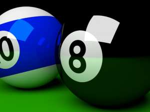billiard balls 3D Model