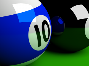 billiard balls 3D Model