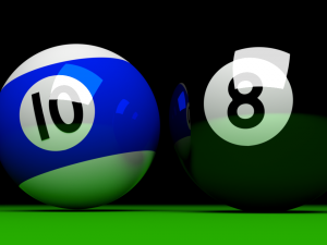 billiard balls 3D Model