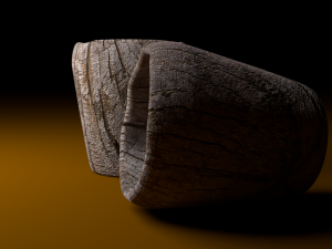 wooden cup 3D 모델