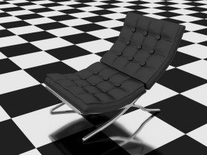 barcelona chair Modelo 3D