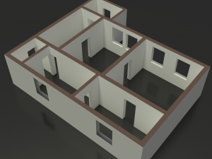house 3D 모델
