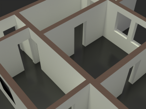 house 3D 모델