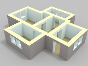 house 2 3D मॉडल