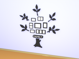 photoframe family tree 3D Model