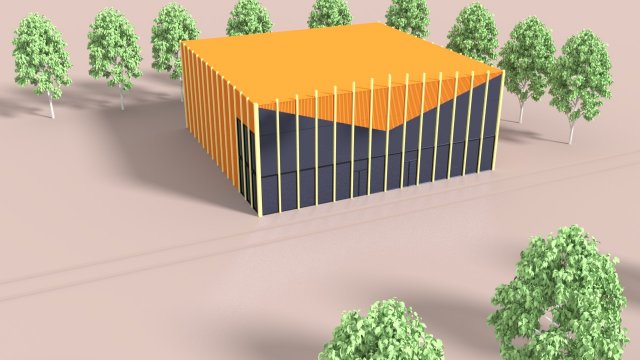 shopping mall 3D 모델 .c4d .max .obj .3ds .fbx .stl .blend