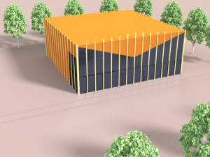 shopping mall 3D मॉडल