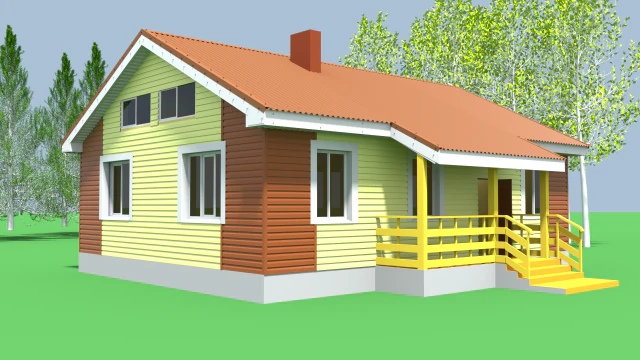 house 3D Model .c4d .max .obj .3ds .fbx .stl .blend