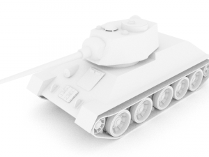 tank t 34-85 Modelo 3D