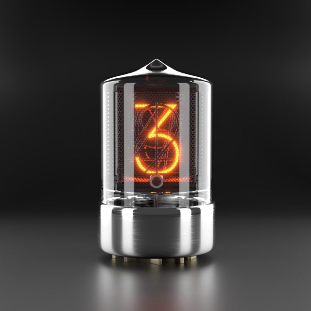 nixie tube Modèle 3D .c4d .max .obj .3ds .fbx .stl .blend 