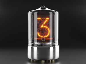 nixie tube 3D मॉडल