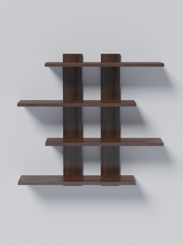 Shelf 4 3D Model .c4d .max .obj .3ds .fbx .stl .blend 