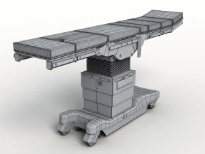 Mod&uuml;ler ameliyat masası 3D Model