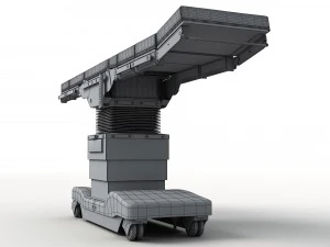 Mod&uuml;ler ameliyat masası 3D Model