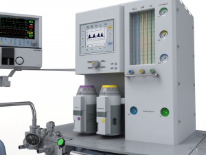 medical anesthesia machine 3D 모델