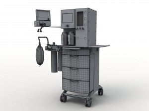 medical anesthesia machine 3D 모델