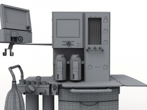 medical anesthesia machine 3D 모델