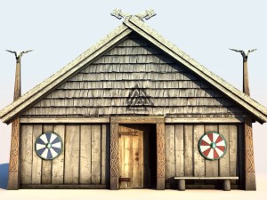 viking house 1 Modelo 3D