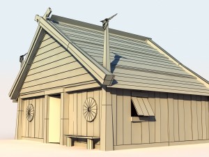 viking house 1 Modelo 3D