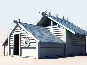 viking house 2 Modèle 3D