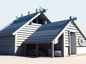 viking house 2 Modèle 3D