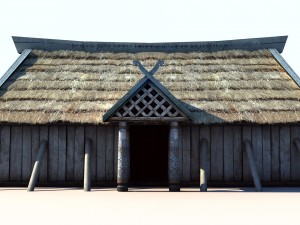 viking house 3 longhouse 3Dモデル