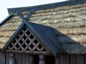 viking house 3 longhouse 3D Model