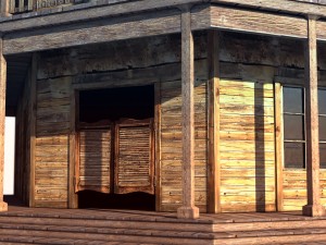 wild west saloon 3D मॉडल