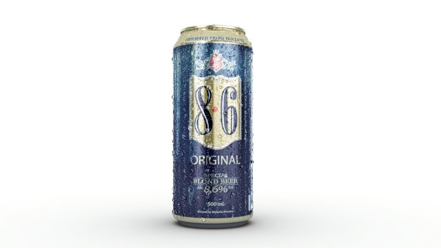 condenced beer can 3Dモデル .c4d .max .obj .3ds .fbx .stl .blend 