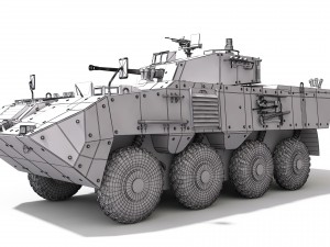 pandur ii - pandur 2 3D 모델
