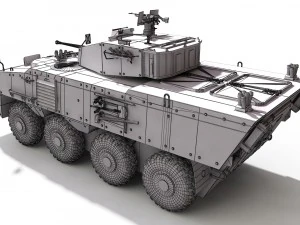 Pandur ii - pandur 2 3D Model