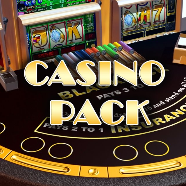 casino pack Model 3D .c4d .max .obj .3ds .fbx .stl .blend 