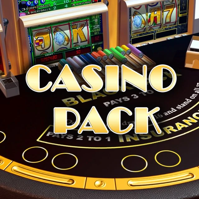 Casino pack 3D Model .c4d .max .obj .3ds .fbx .stl .blend 