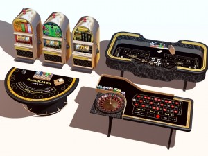 casino pack Model 3D